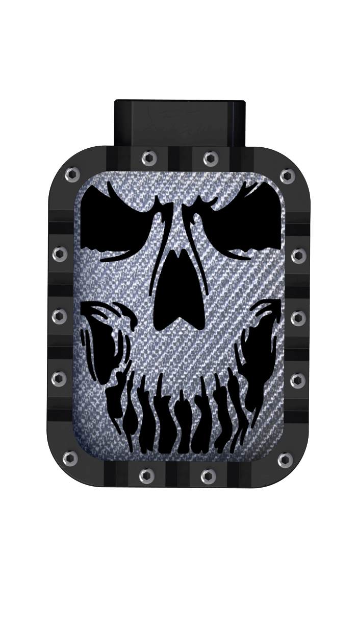 Xtend motorcycle foot pegs - Skull - Silver and Black style - Custom motorcycle foot pegs perfect for Harley Davidson cruiser and Highway pegs.